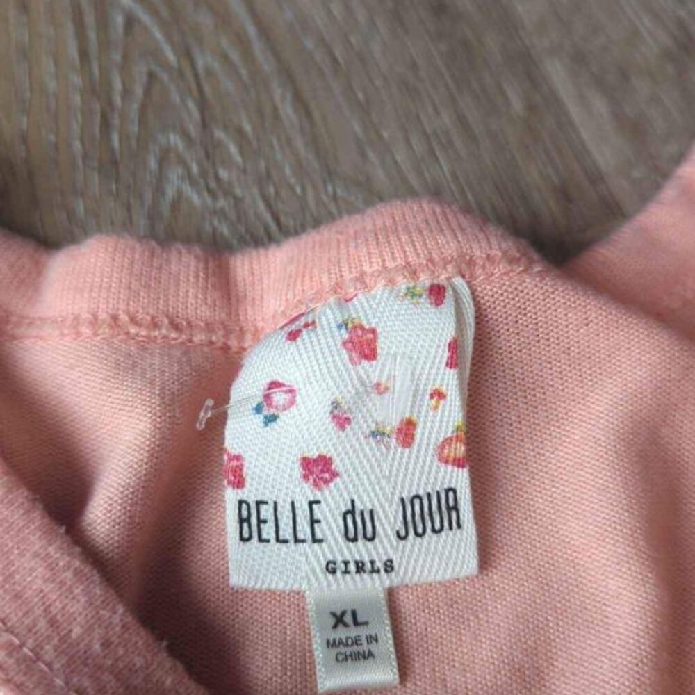 belle du jour girls youth xl long sleeve unicorn top - Picture 5 of 5